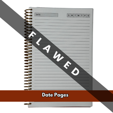 Load image into Gallery viewer, FLAWED Alien Pickle Notebook