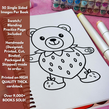 Load image into Gallery viewer, Teddy Bears Bold and Simple Coloring Book