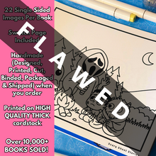 Load image into Gallery viewer, FLAWED Spooky Summer Camp Coloring Book