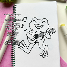 Load image into Gallery viewer, Frogs Coloring Book