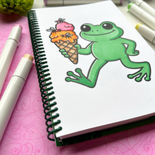 Load image into Gallery viewer, Frogs Coloring Book
