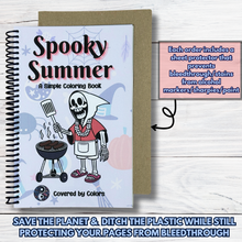 Load image into Gallery viewer, Spooky Summer Coloring Book