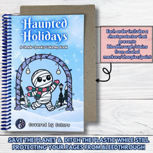 Load image into Gallery viewer, Haunted Holidays Coloring Book