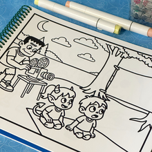 Load image into Gallery viewer, Spooky Summer Camp Coloring Book