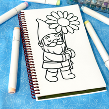 Load image into Gallery viewer, Gnomes Coloring Book