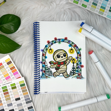Load image into Gallery viewer, Haunted Holidays Coloring Book
