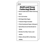 Load image into Gallery viewer, Ocean Vibes Coloring Book