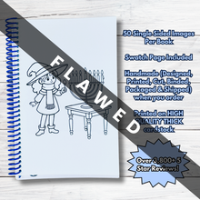 Load image into Gallery viewer, FLAWED Haunted Holidays Coloring Book