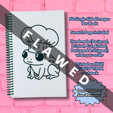 Load image into Gallery viewer, FLAWED Frogs Coloring Book
