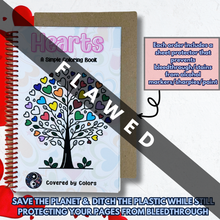 Load image into Gallery viewer, FLAWED Hearts Coloring Book