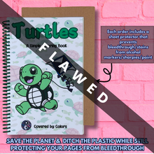Load image into Gallery viewer, FLAWED Turtles Coloring Book