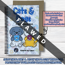 Load image into Gallery viewer, FLAWED Cats and Dogs Coloring Book