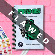 Load image into Gallery viewer, FLAWED Frogs Coloring Book