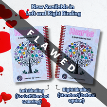 Load image into Gallery viewer, FLAWED Hearts Coloring Book