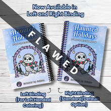 Load image into Gallery viewer, FLAWED Haunted Holidays Coloring Book
