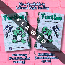 Load image into Gallery viewer, FLAWED Turtles Coloring Book