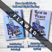 Load image into Gallery viewer, FLAWED Rest In Peace Coloring Book