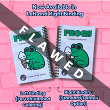 Load image into Gallery viewer, FLAWED Frogs Coloring Book