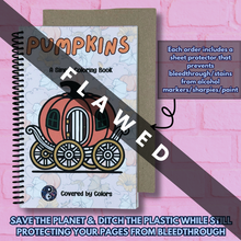 Load image into Gallery viewer, FLAWED Pumpkin Coloring Book