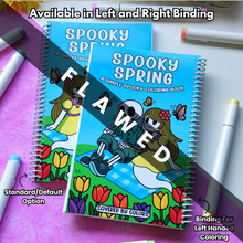 Load image into Gallery viewer, FLAWED Spooky Spring Coloring Book