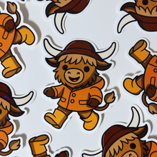 Load image into Gallery viewer, Jumbo Hyland Cow Sticker
