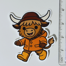 Load image into Gallery viewer, Jumbo Hyland Cow Sticker