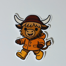 Load image into Gallery viewer, Jumbo Hyland Cow Sticker