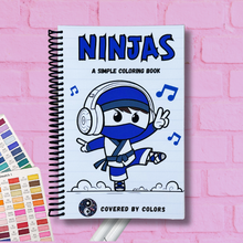 Load image into Gallery viewer, Ninja Coloring Book