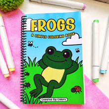 Load image into Gallery viewer, Frogs Coloring Book