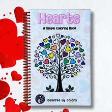 Load image into Gallery viewer, Hearts Coloring Book