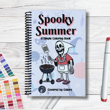 Load image into Gallery viewer, Spooky Summer Coloring Book