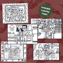 Load image into Gallery viewer, Spooky Postcards Digital Download