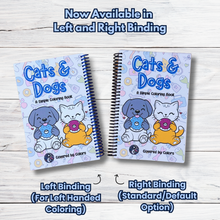 Load image into Gallery viewer, Cats and Dogs Coloring Book