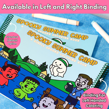 Load image into Gallery viewer, Spooky Summer Camp Coloring Book