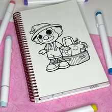 Load image into Gallery viewer, Spooky Summer Coloring Book
