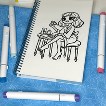 Load image into Gallery viewer, Rest In Peace Coloring Book
