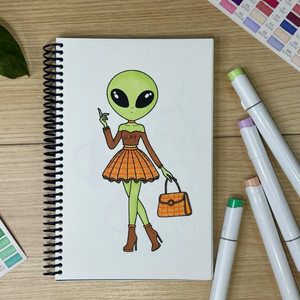 FLAWED Outer Space Coloring Book