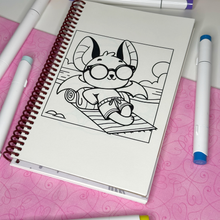 Load image into Gallery viewer, Spooky Summer Coloring Book
