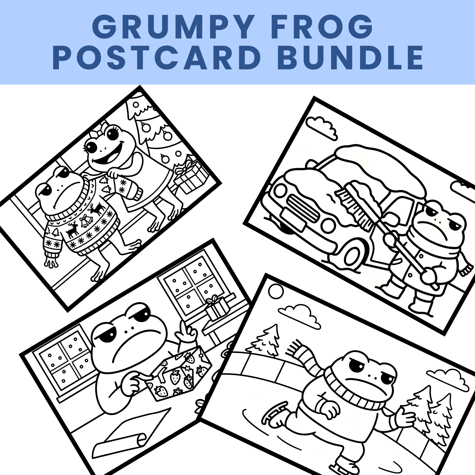 Grumpy Frog Postcards – Covered By Colors