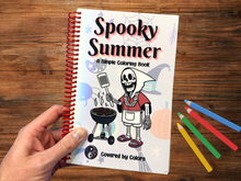 Load image into Gallery viewer, FLAWED Spooky Summer Coloring Book
