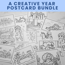 Load image into Gallery viewer, Creative Year Postcards
