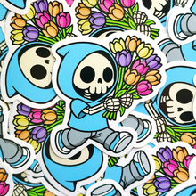 Load image into Gallery viewer, Grim Reaper Tulip Sticker
