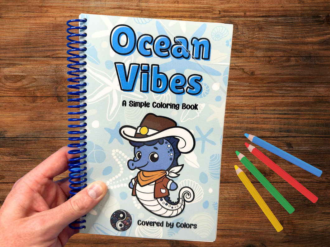 FLAWED Ocean Vibes Coloring Book