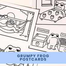 Load image into Gallery viewer, Grumpy Frog Postcards
