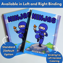 Load image into Gallery viewer, Ninjas Coloring Book
