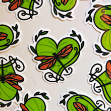 Load image into Gallery viewer, Dragonfly Heart Sticker
