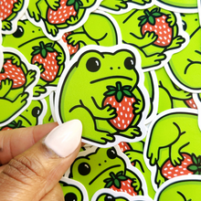 Load image into Gallery viewer, Strawberry Frog Sticker
