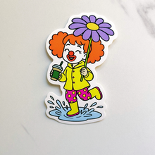 Load image into Gallery viewer, Clown Girl Daisy Sticker
