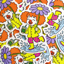 Load image into Gallery viewer, Clown Girl Daisy Sticker
