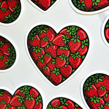 Load image into Gallery viewer, I Love Strawberries Sticker
